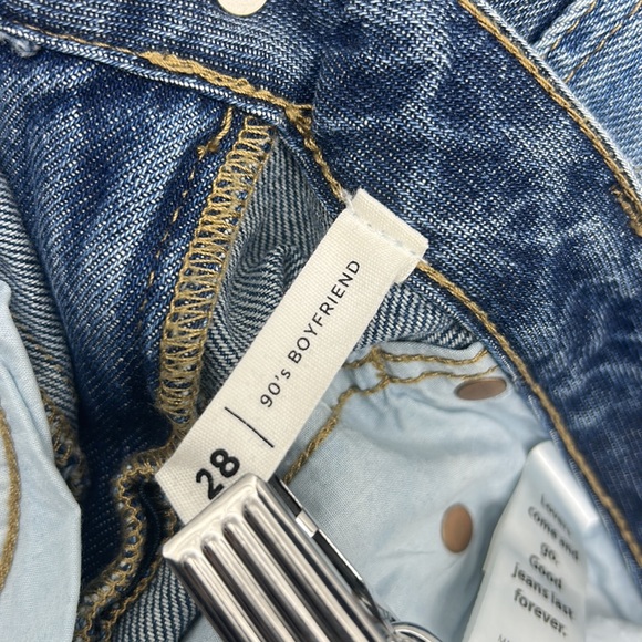 PACSUN ECO PATCHWORK BOYFRIEND JEANS WOMEN SIZE 28x32 BLUE JEANS - Picture 12 of 14